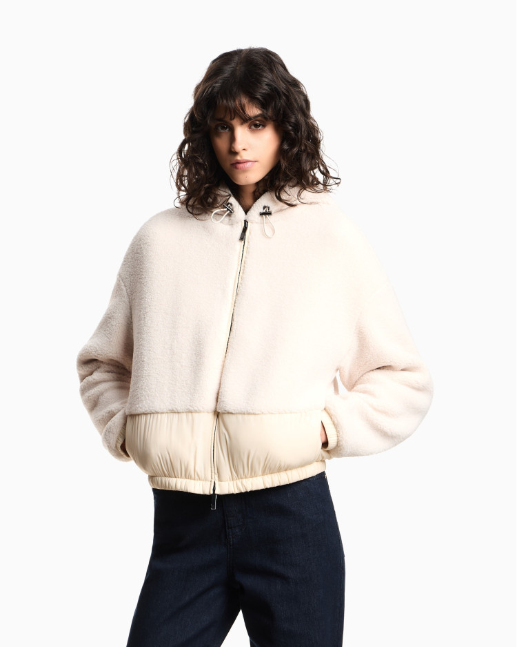 Куртка меховая Regular Fit для женщин (480983), цвет Молочный - №2