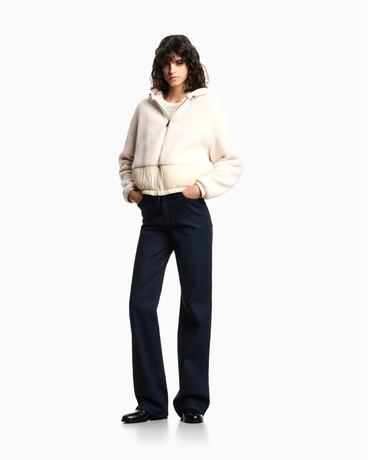 Куртка меховая Regular Fit для женщин (480983), цвет Молочный - №3