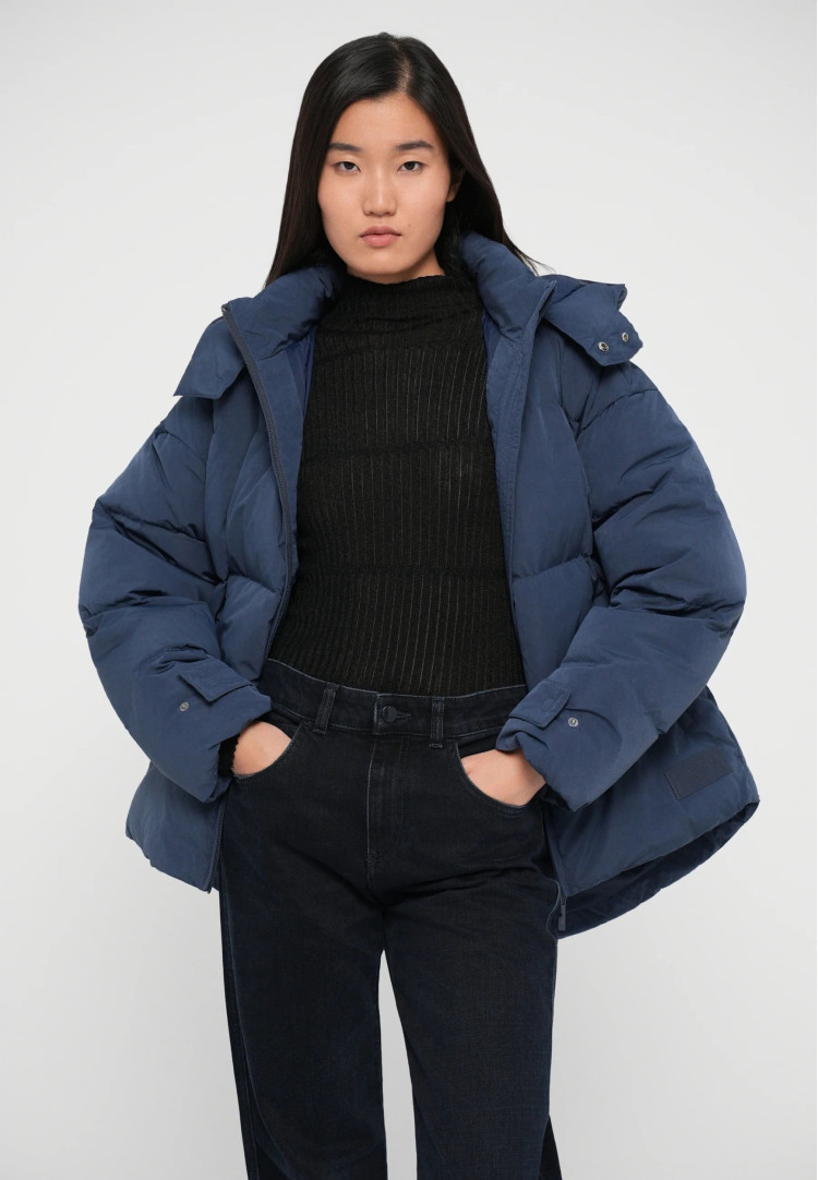 Пуховик Relaxed Fit для женщин (480985), цвет Синий - №5