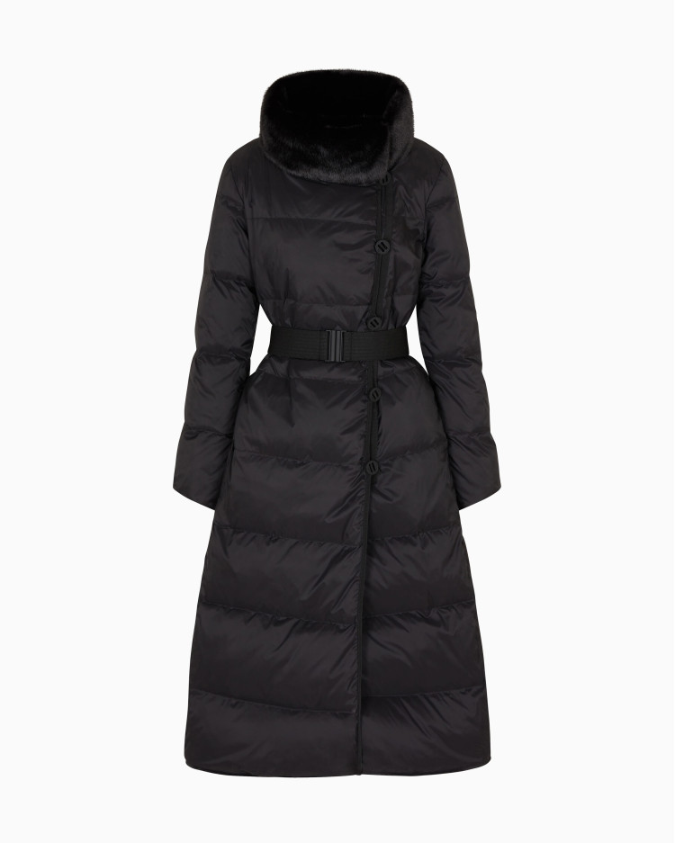 Пуховик Regular Fit для женщин (480989), цвет Черный - №1