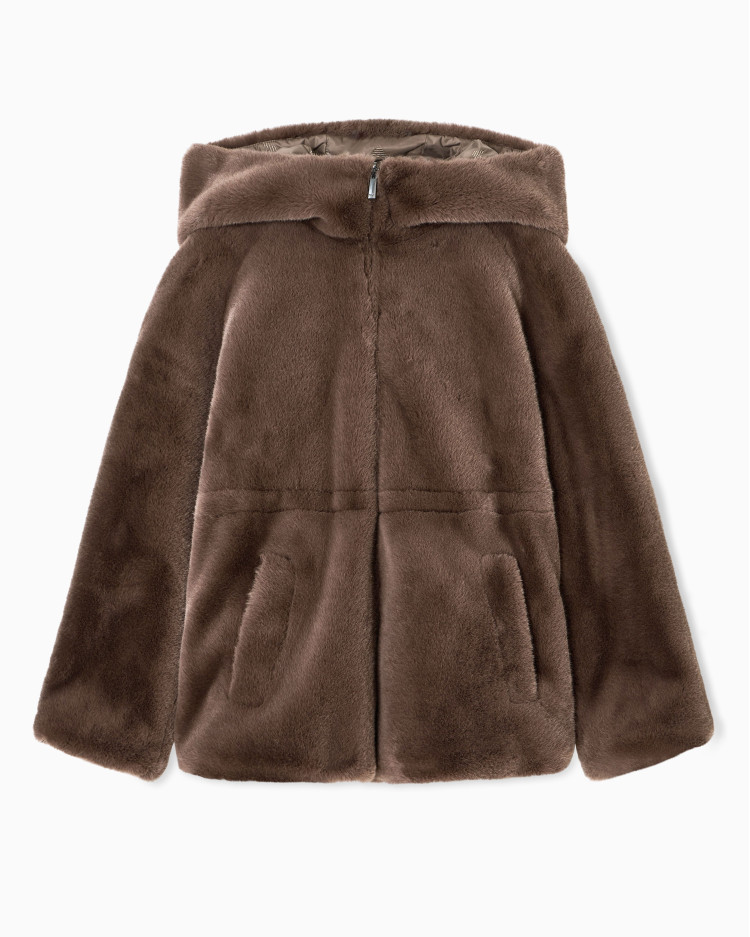 Пальто Regular Fit для женщин (480990), цвет Коричневый - №1