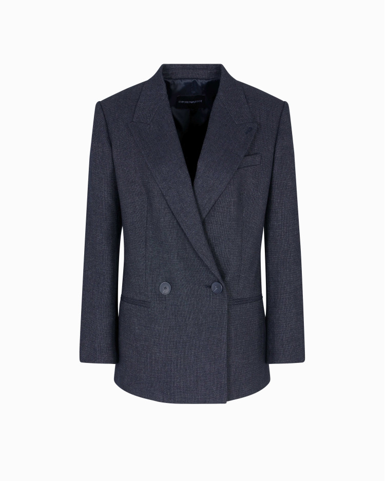 Жакет Slim Fit для жінок (480993), колір Синій - №1