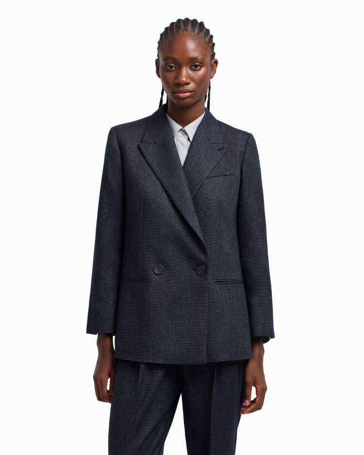 Жакет Slim Fit для жінок (480993), колір Синій - №2