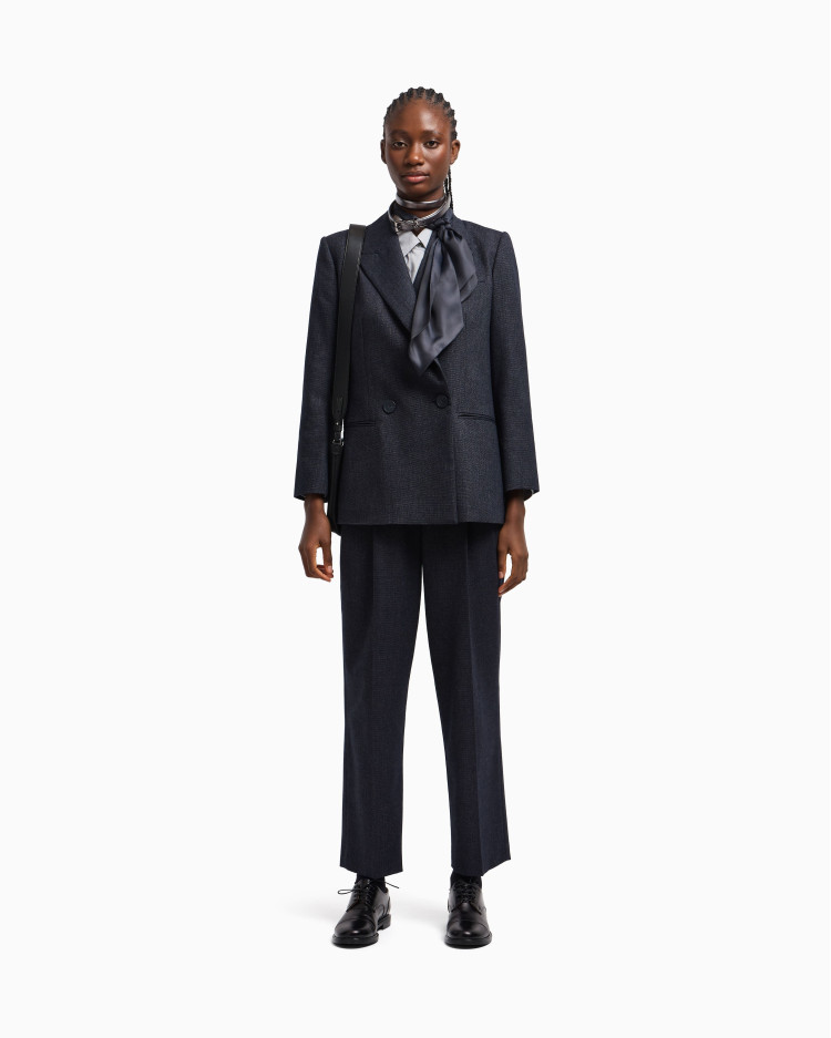 Жакет Slim Fit для жінок (480993), колір Синій - №3