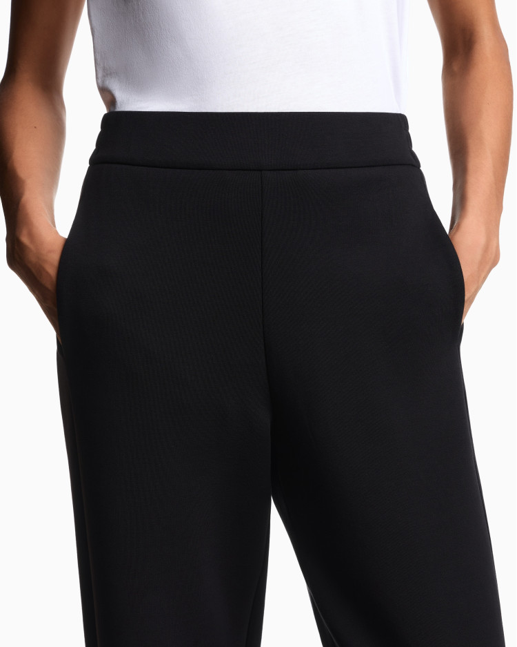 Брюки джерси Regular Fit Высокая для женщин (481004), цвет Черный - №5