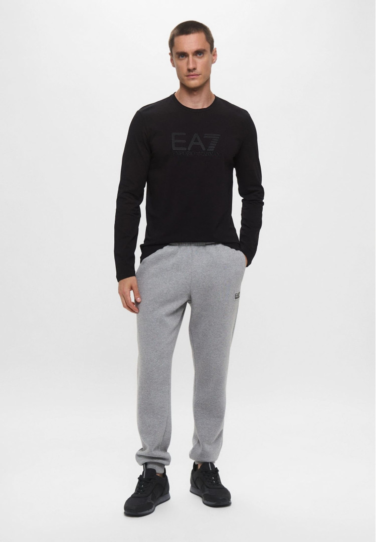 Футболка с длинным рукавом Slim Fit для мужчин (481161), цвет Черный - №3