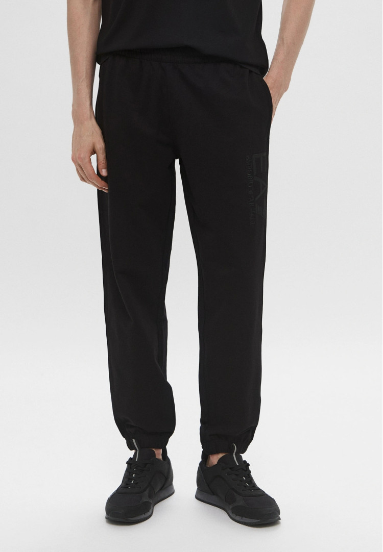 Брюки джерси Slim Fit для мужчин (481162), цвет Черный - №2
