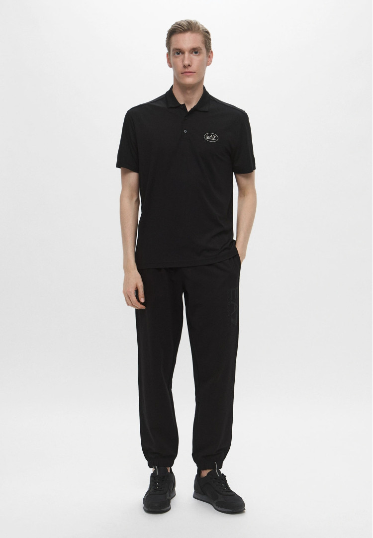 Брюки джерси Slim Fit для мужчин (481162), цвет Черный - №3