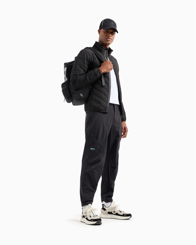 Пуховик тонкий Slim Fit для чоловіків (481182), колір Чорний - №3
