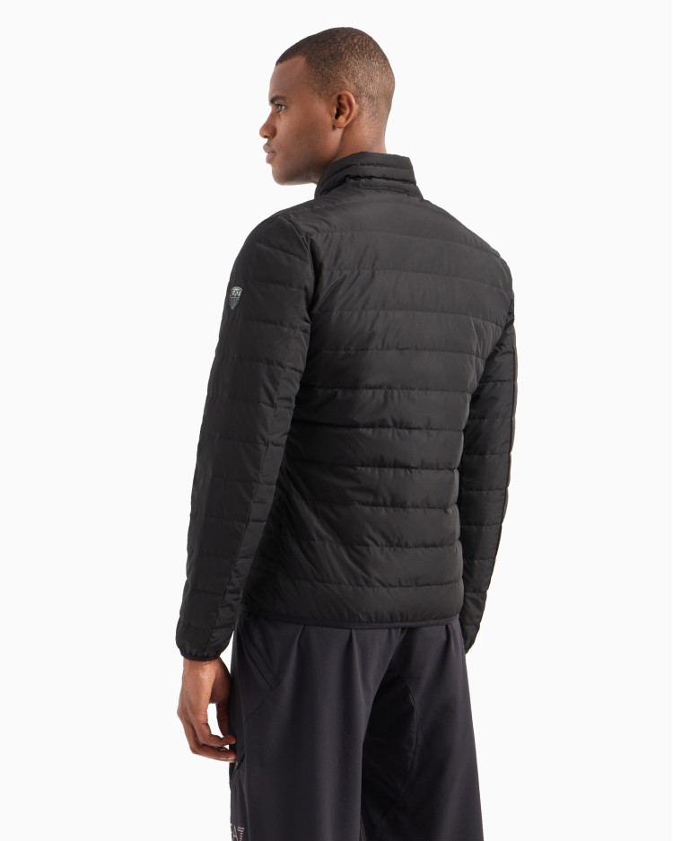 Пуховик тонкий Slim Fit для чоловіків (481182), колір Чорний - №4