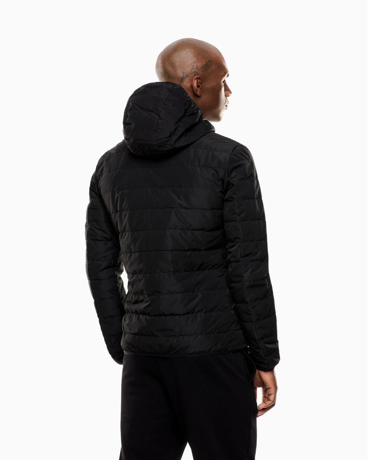 Пуховик тонкий Slim Fit для чоловіків (481183), колір Чорний - №4