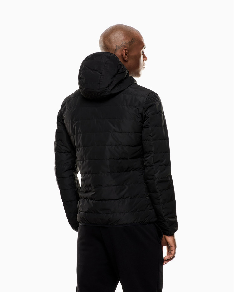 Пуховик тонкий Slim Fit для чоловіків (481183), колір Чорний - №4