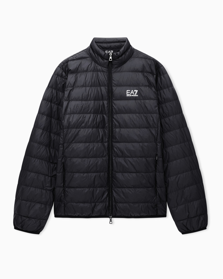 Пуховик тонкий Regular Fit для чоловіків (481185), колір Чорний - №1
