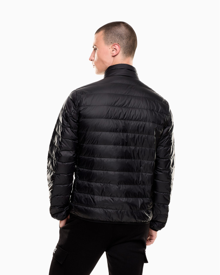 Пуховик тонкий Regular Fit для чоловіків (481185), колір Чорний - №4