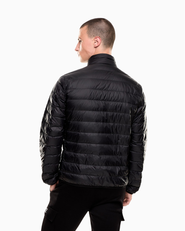 Пуховик тонкий Regular Fit для чоловіків (481185), колір Чорний - №4