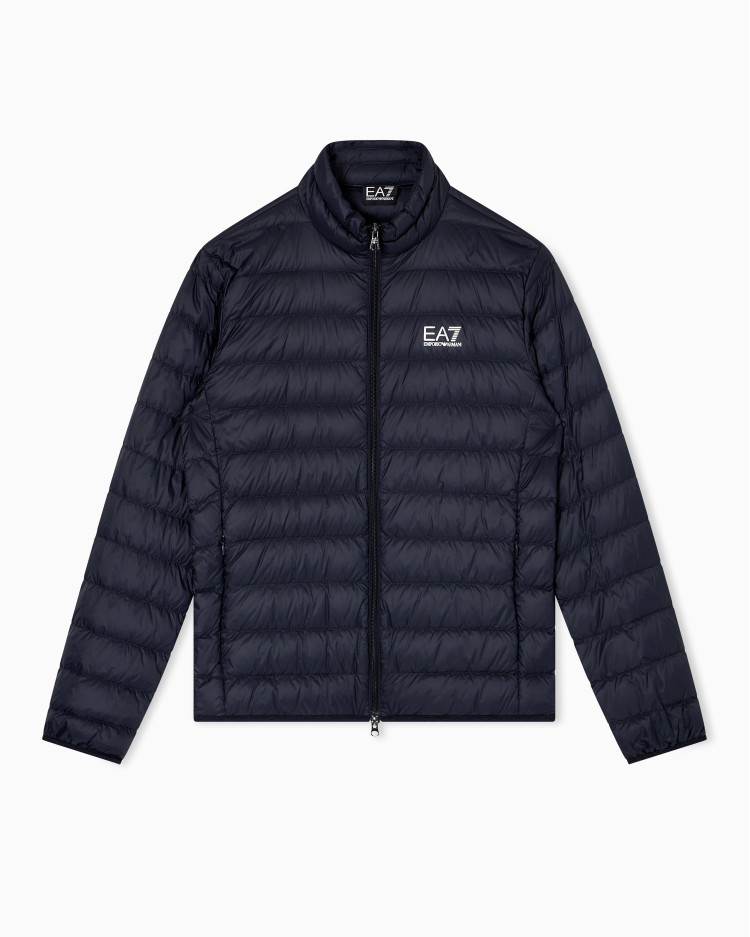 Пуховик тонкий Regular Fit для чоловіків (481186), колір Синій - №1