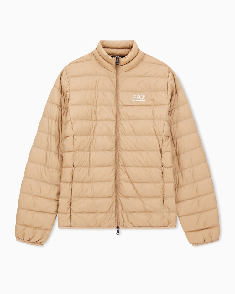 Пуховик тонкий Regular Fit для чоловіків (481187), колір Коричневий - №1