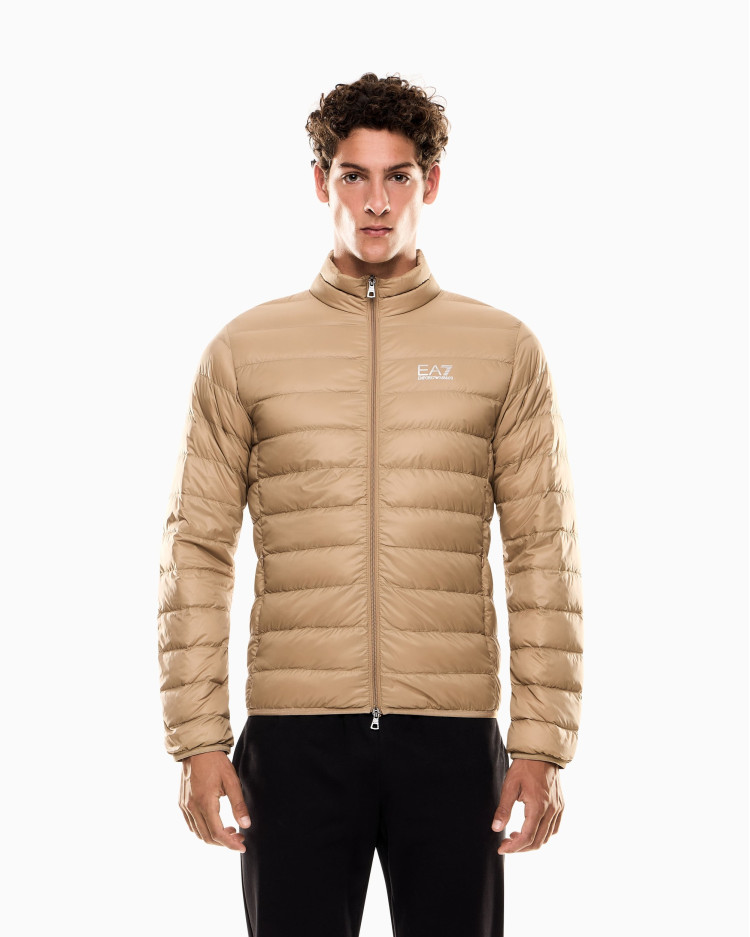 Пуховик тонкий Regular Fit для чоловіків (481187), колір Коричневий - №2