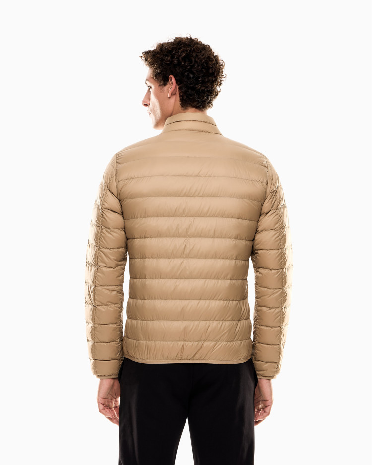 Пуховик тонкий Regular Fit для чоловіків (481187), колір Коричневий - №4
