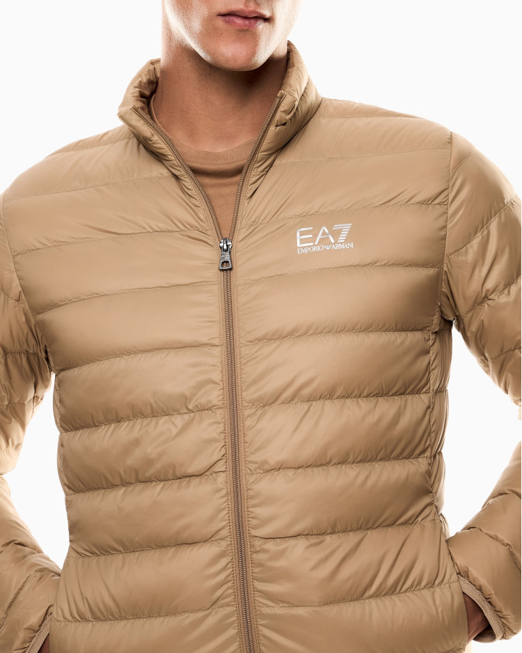 Пуховик тонкий Regular Fit для чоловіків (481187), колір Коричневий - №5