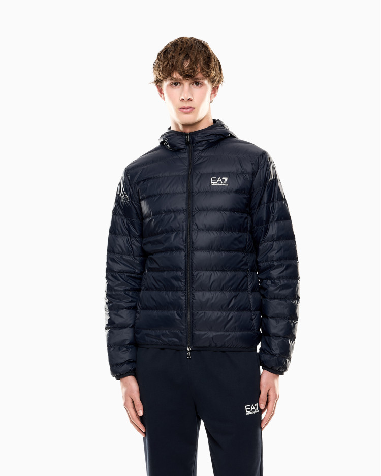 Пуховик тонкий Regular Fit для чоловіків (481191), колір Синій - №2