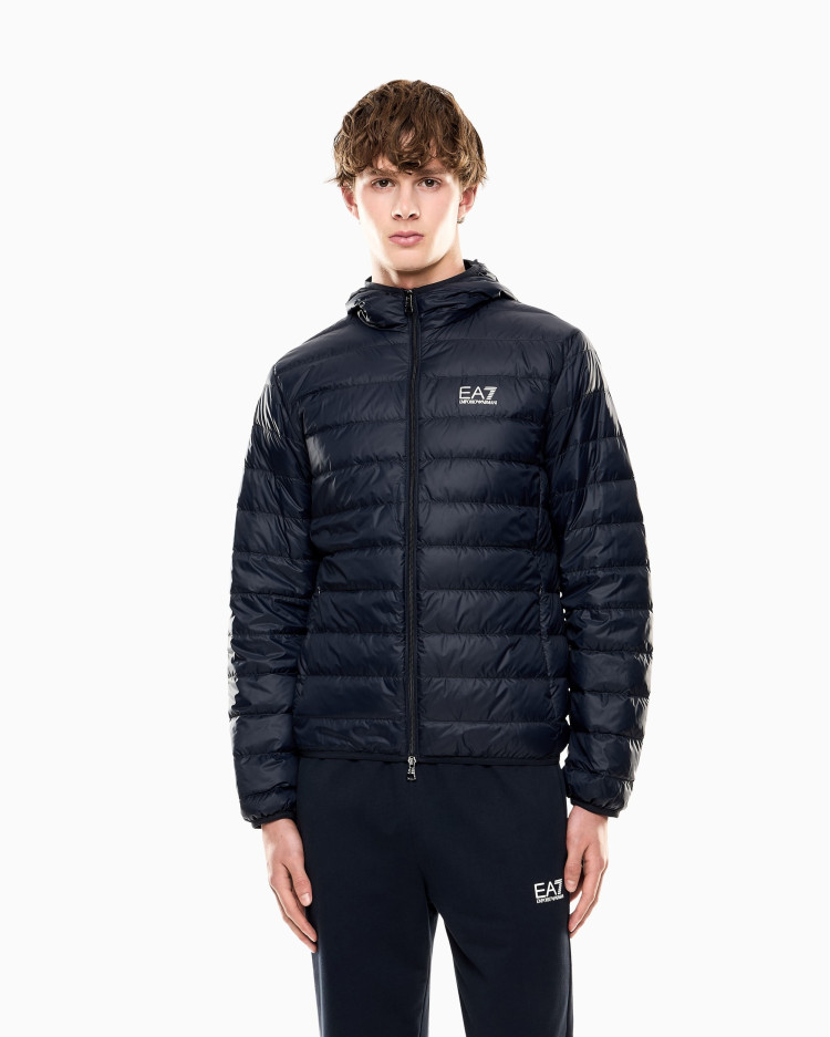 Пуховик тонкий Regular Fit для чоловіків (481191), колір Синій - №2