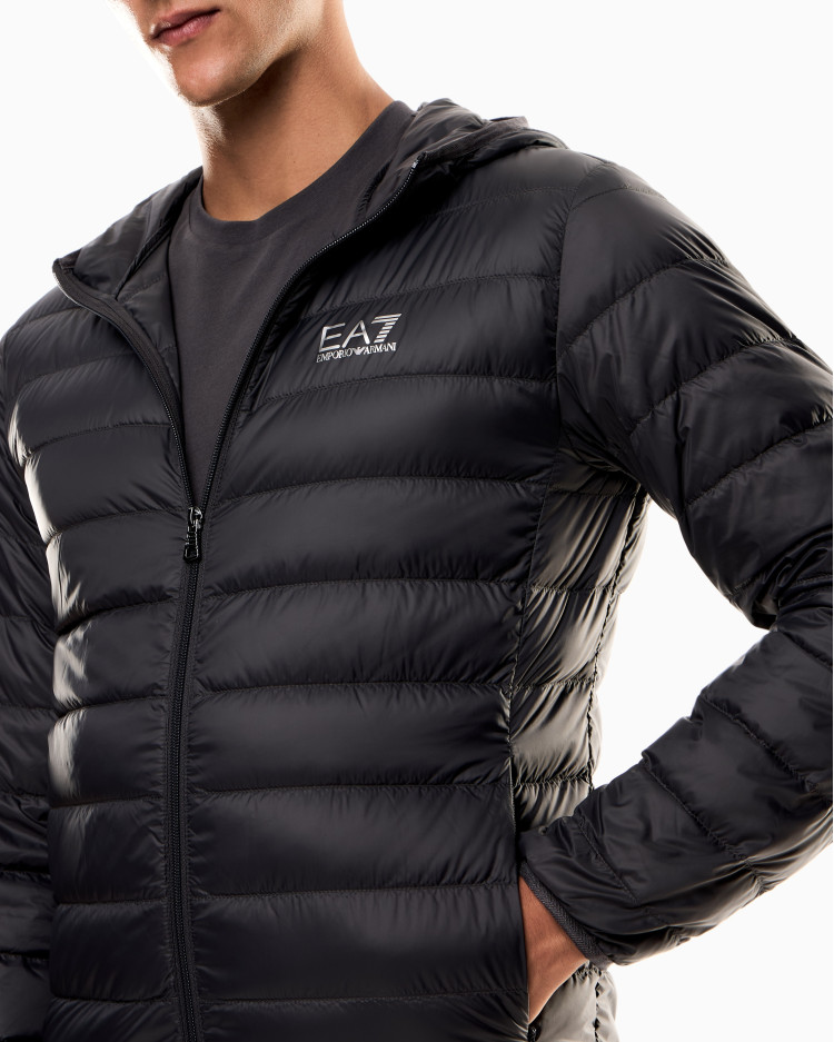 Пуховик тонкий Regular Fit для чоловіків (481192), колір Сірий - №5