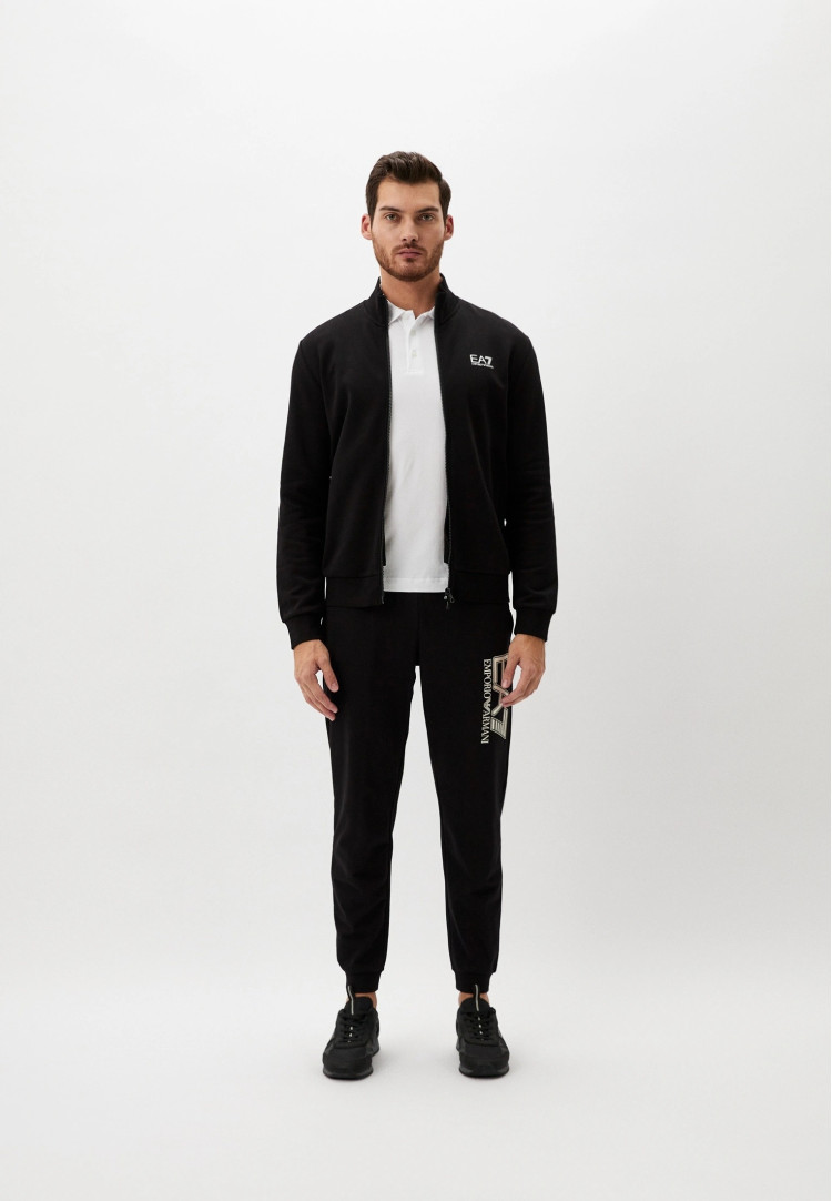 Спортивная кофта Slim Fit для мужчин (481195), цвет Черный - №3