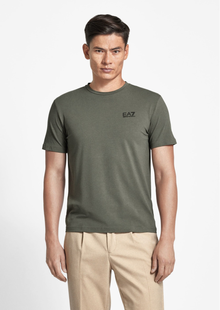 Футболка Slim Fit для мужчин (481208), цвет Оливковый - №2