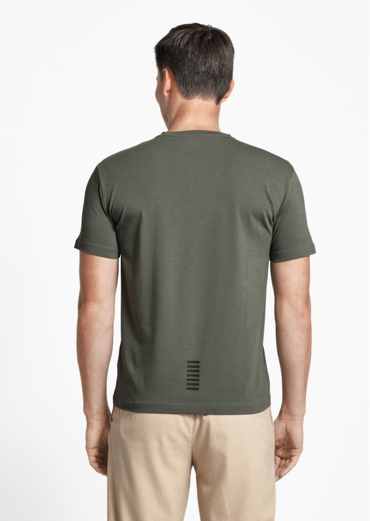 Футболка Slim Fit для мужчин (481208), цвет Оливковый - №4