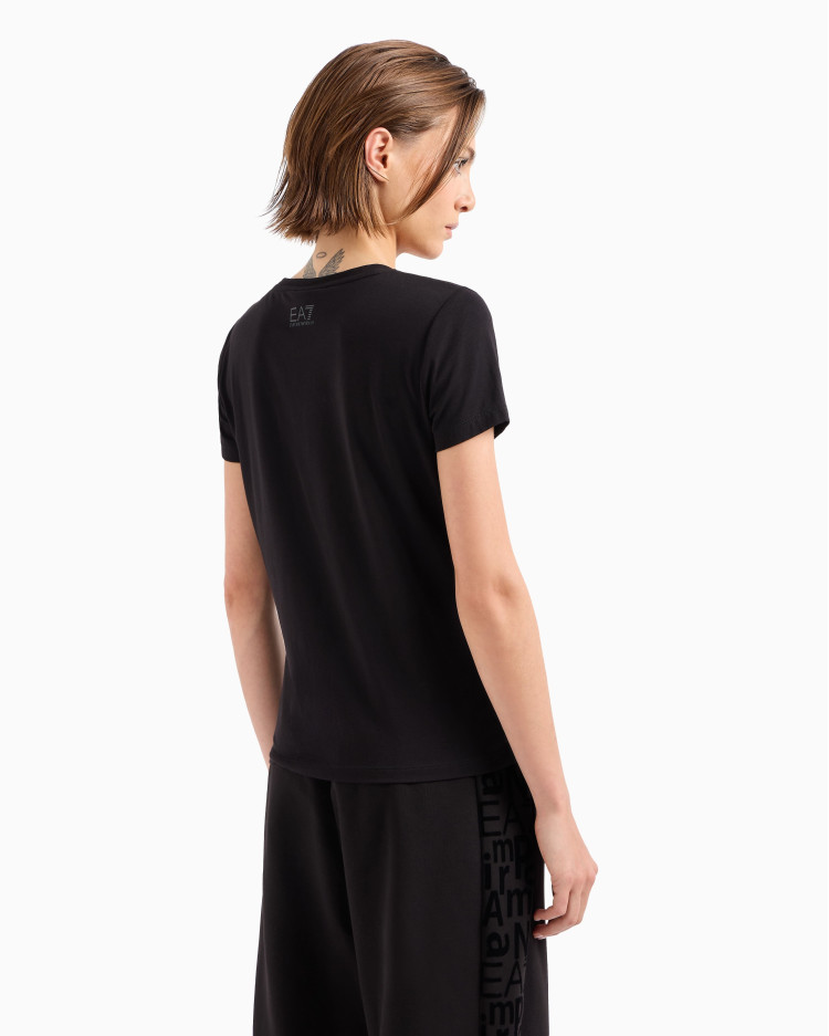 Футболка з довгим рукавом Slim Fit для жінок (481282), колір Чорний - №3