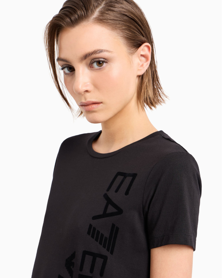 Футболка з довгим рукавом Slim Fit для жінок (481282), колір Чорний - №5