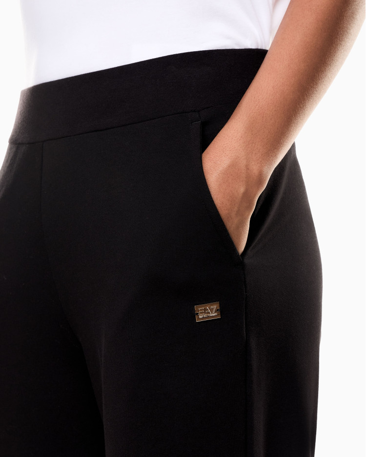 Брюки джерсі Relaxed Fit для жінок (481287), колір Чорний - №5