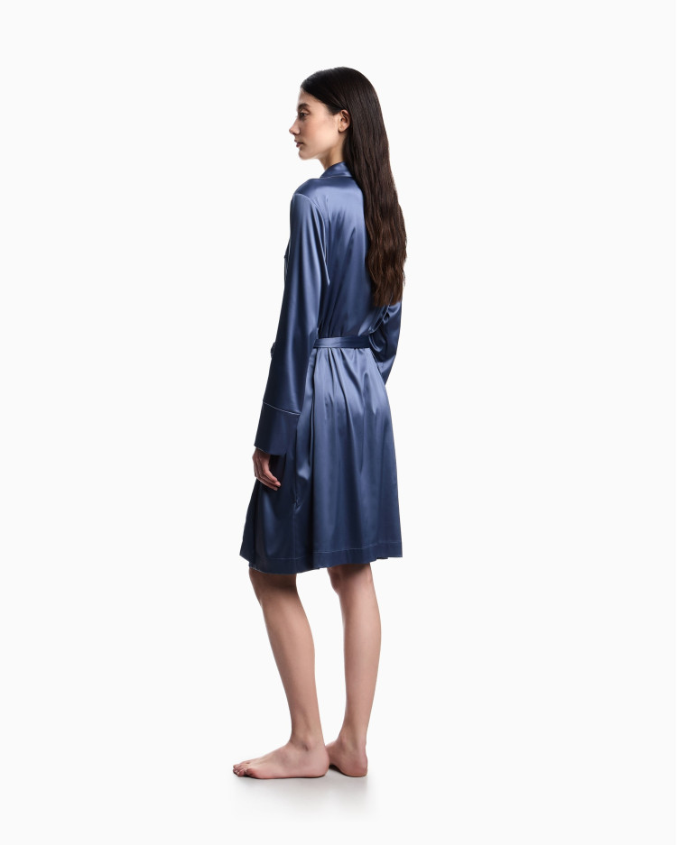 Халат Regular Fit для жінок (481448), колір Синій - №3