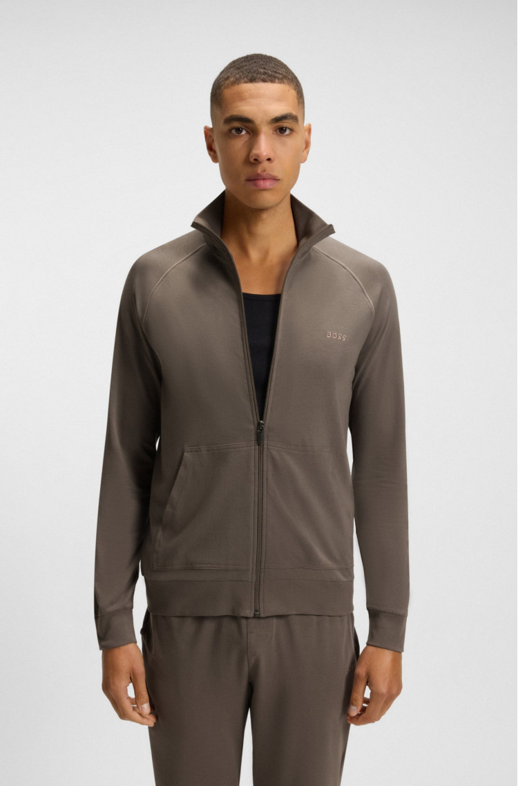 Спортивная кофта Regular Fit для мужчин (481457), цвет Коричневый - №2