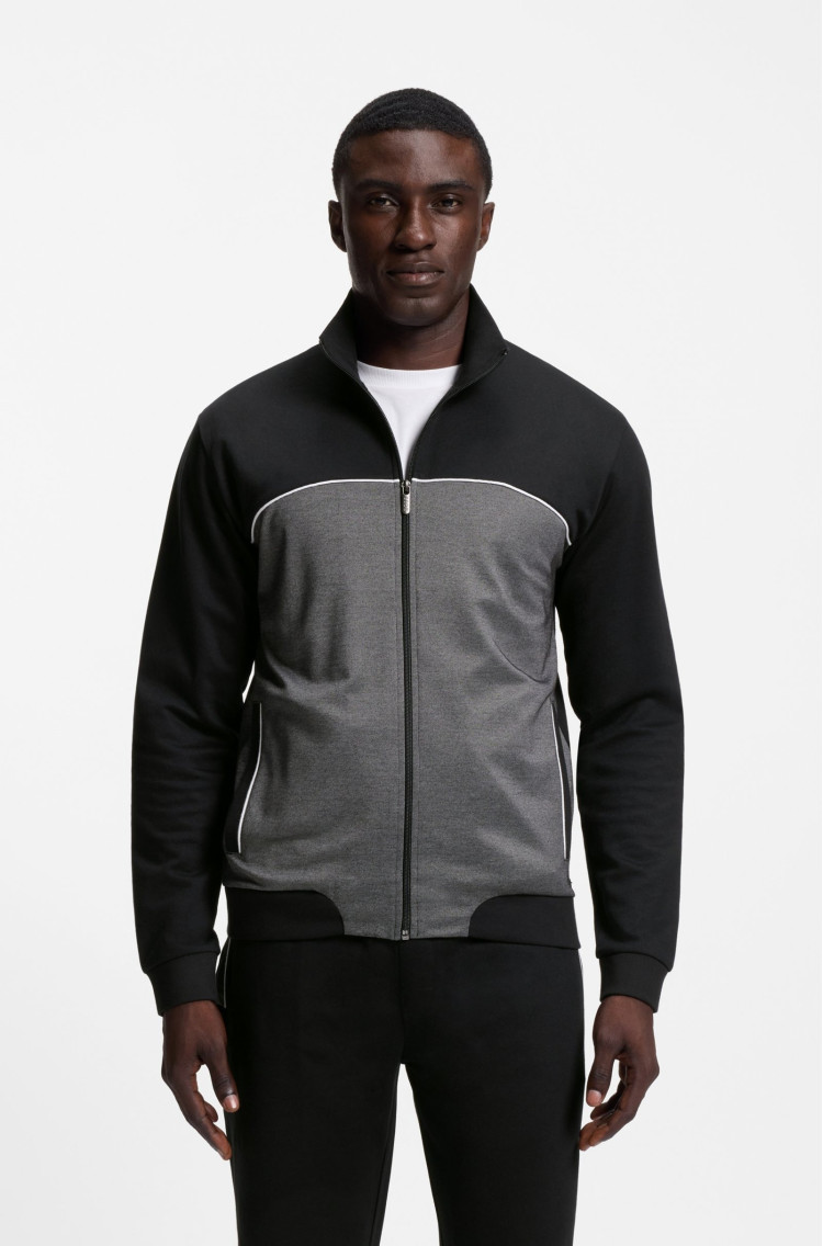 Спортивная кофта Regular Fit для мужчин (481475), цвет Черный - №2