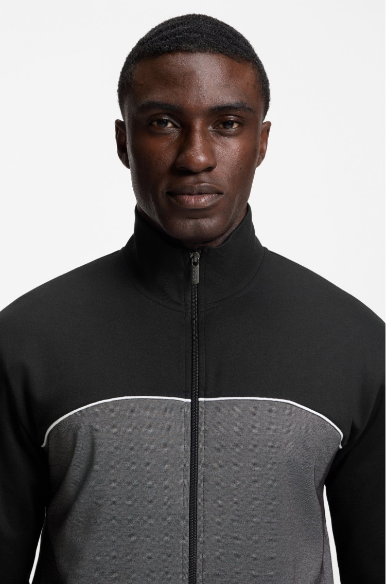 Спортивная кофта Regular Fit для мужчин (481475), цвет Черный - №5