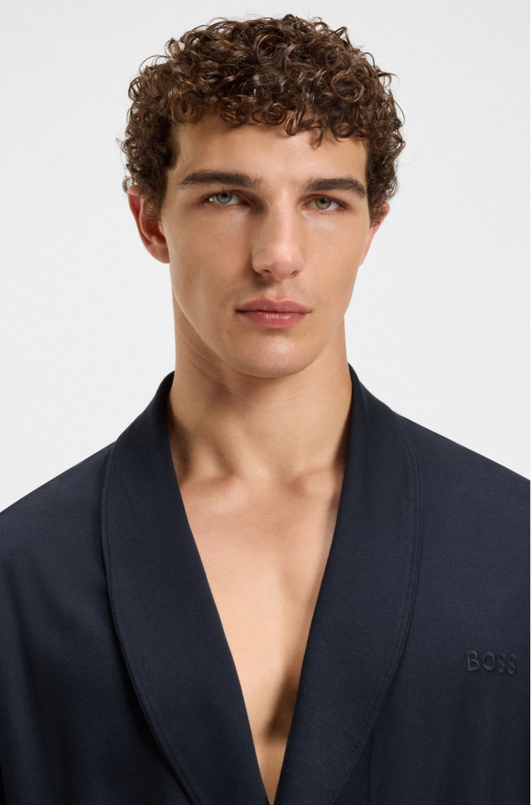 Халат Regular Fit для чоловіків (481477), колір Синій - №4