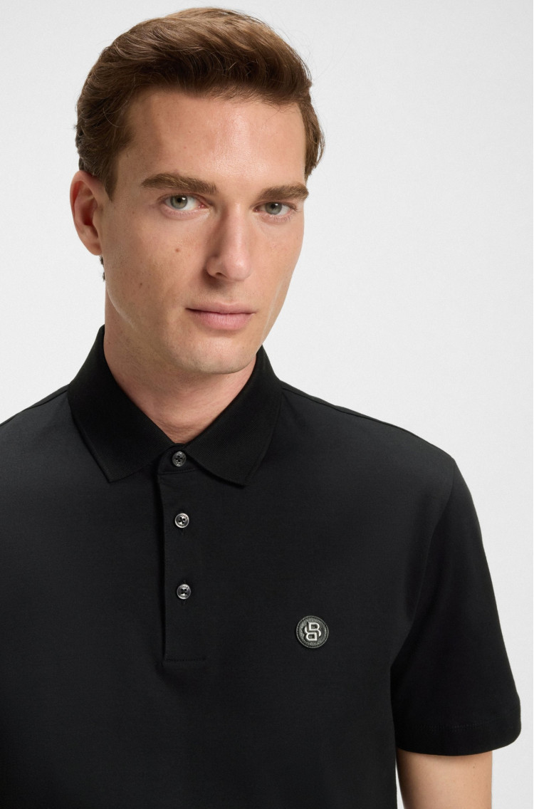 Поло Regular Fit для чоловіків (481509), колір Чорний - №5