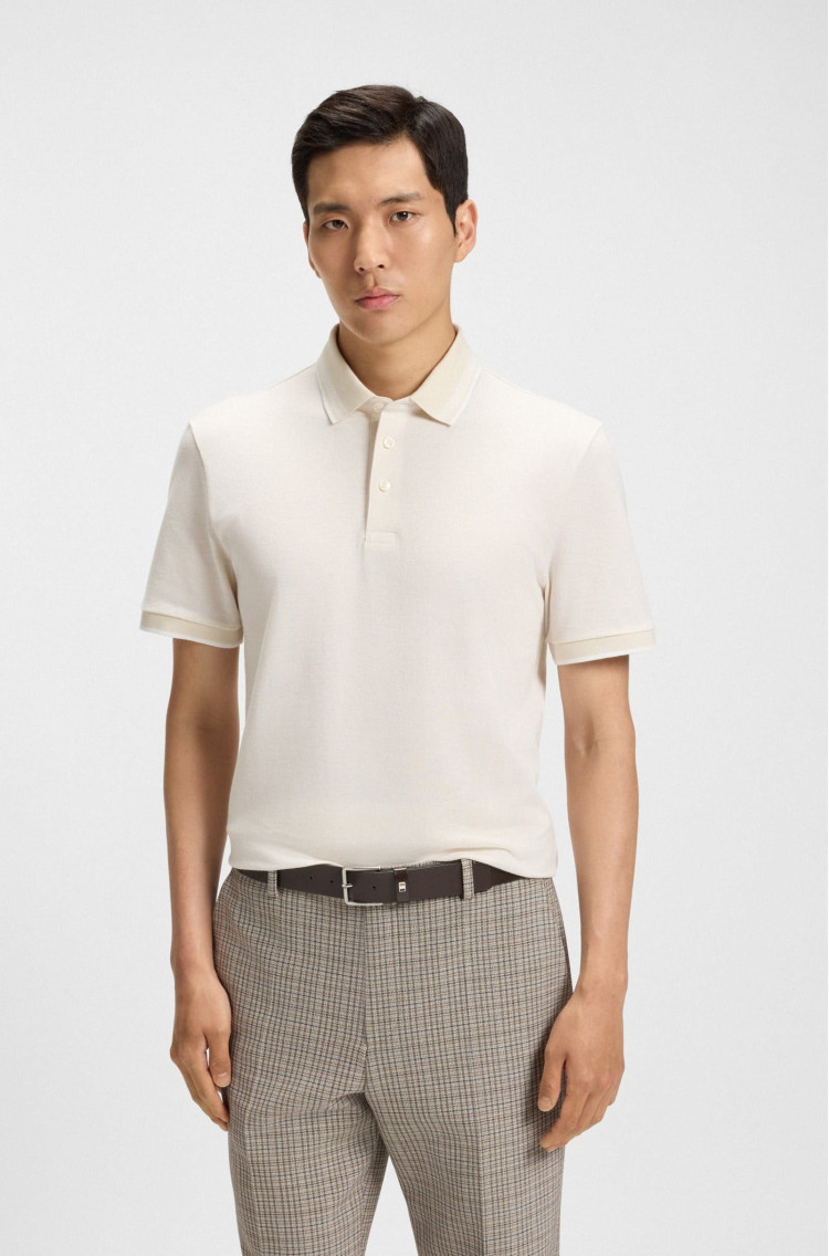 Поло Regular Fit для мужчин (481515), цвет Молочный - №2