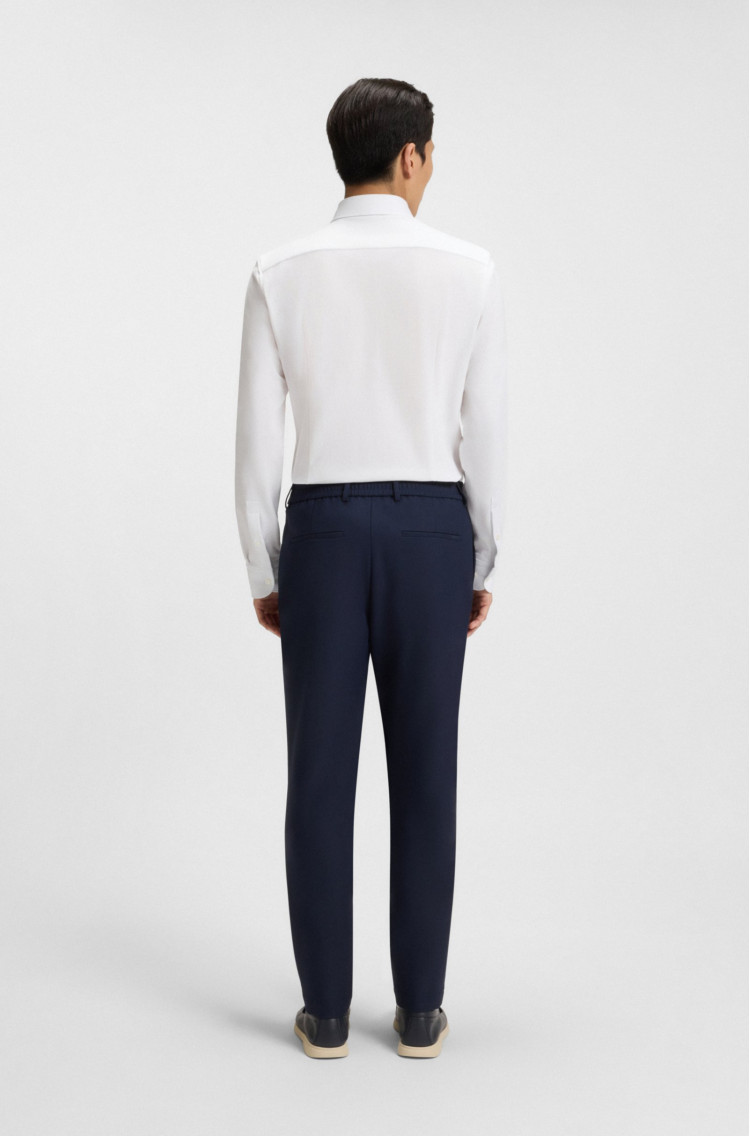 Сорочка деловая Slim Fit для мужчин (481517), цвет Белый - №4