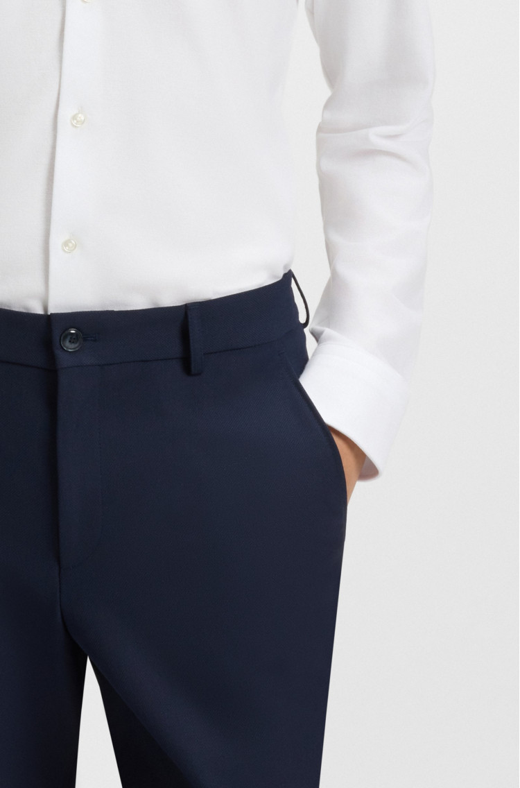Сорочка деловая Slim Fit для мужчин (481517), цвет Белый - №5