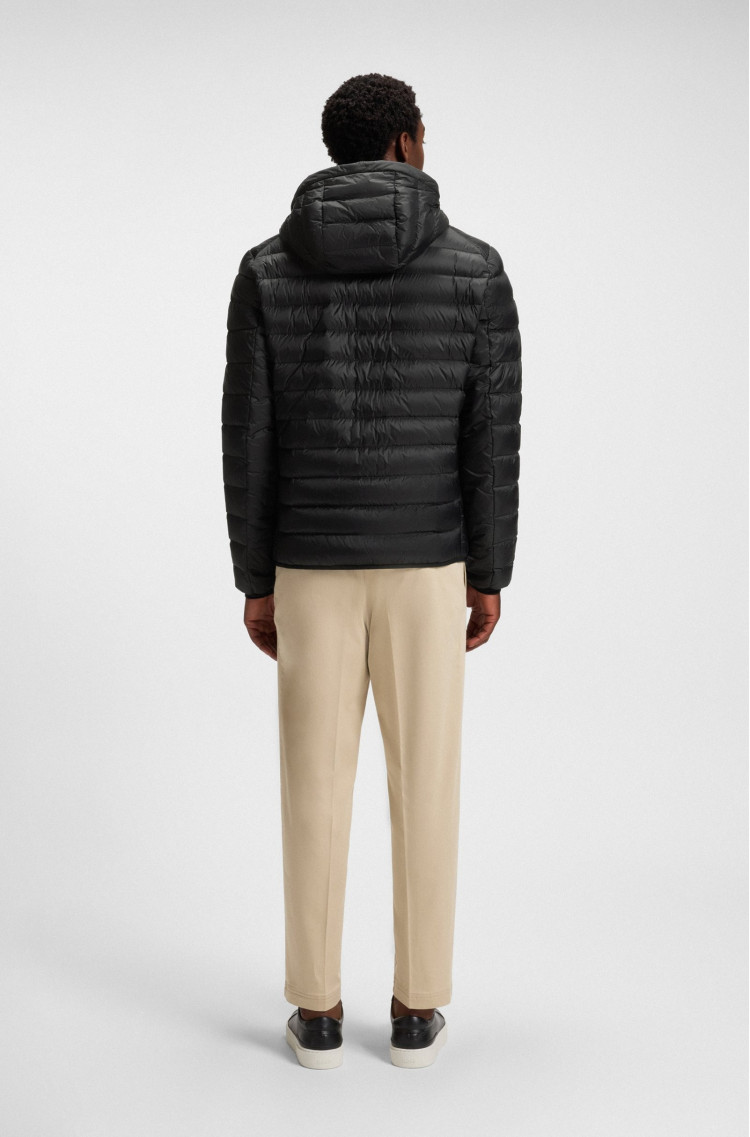 Пуховик тонкий Slim Fit для мужчин (481524), цвет Черный - №3