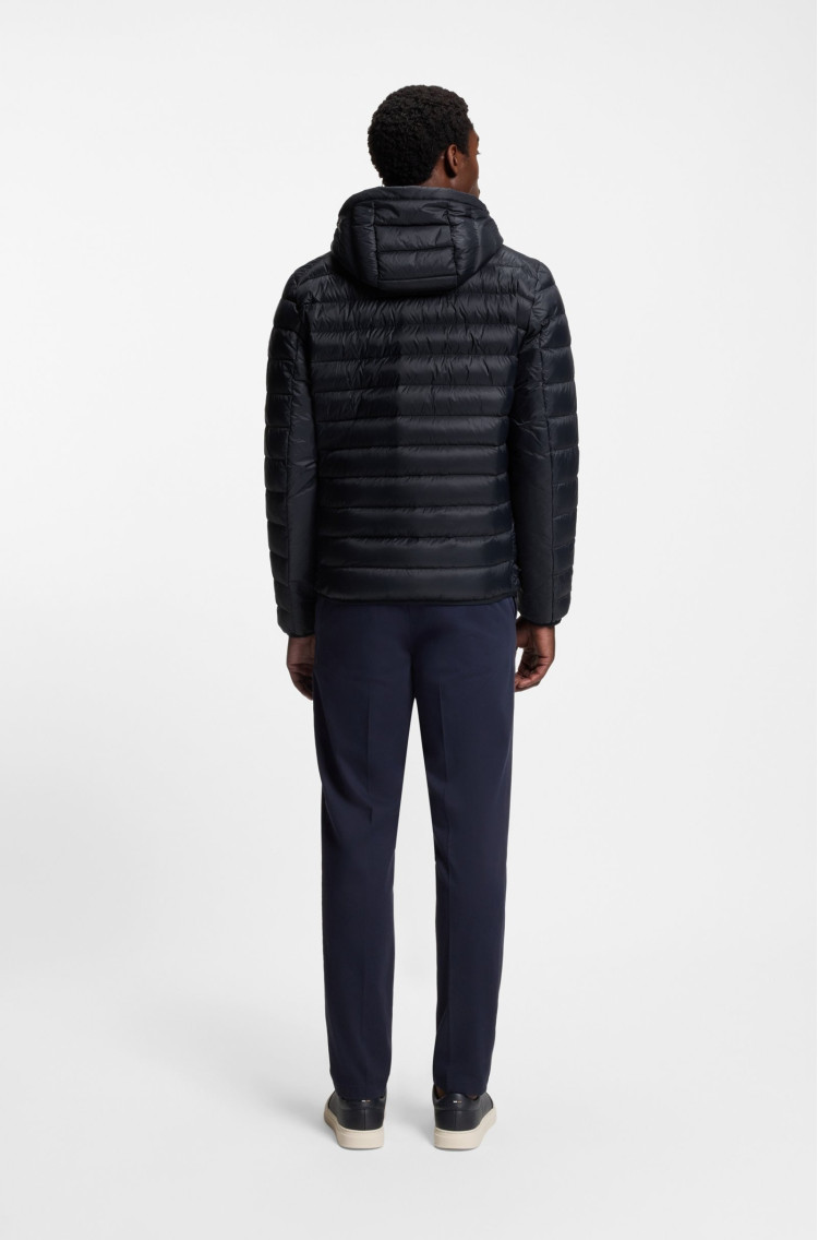 Пуховик тонкий Slim Fit для чоловіків (481525), колір Синій - №3