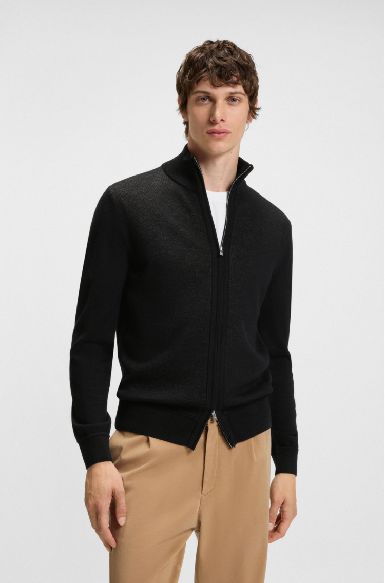 Спортивна кофта Regular Fit для чоловіків (481530), колір Чорний - №2