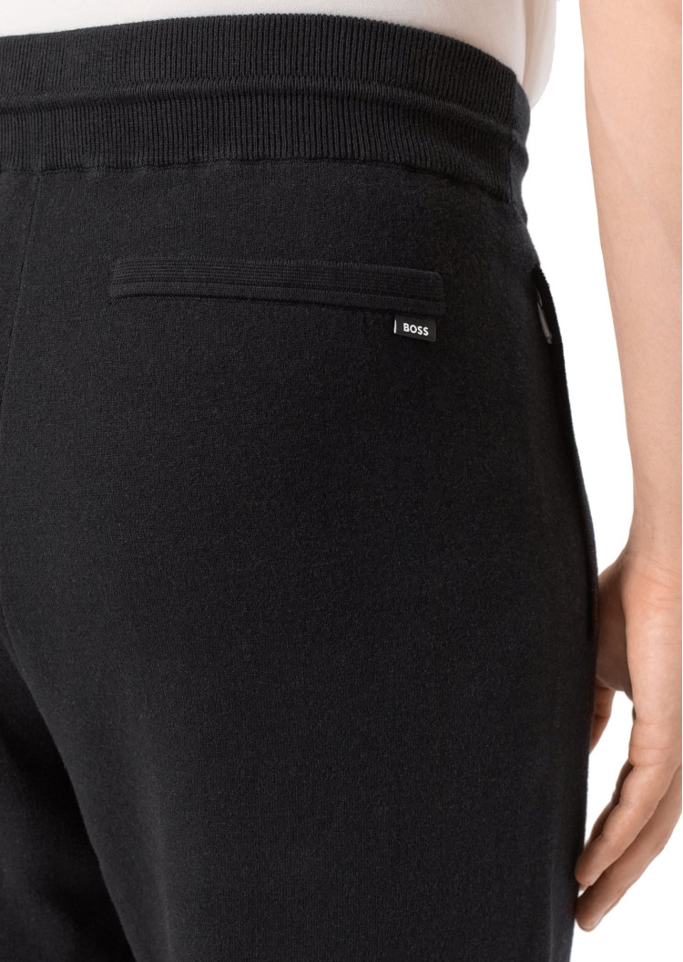 Брюки джерсі Regular Fit Висока для чоловіків (481533), колір Чорний - №4