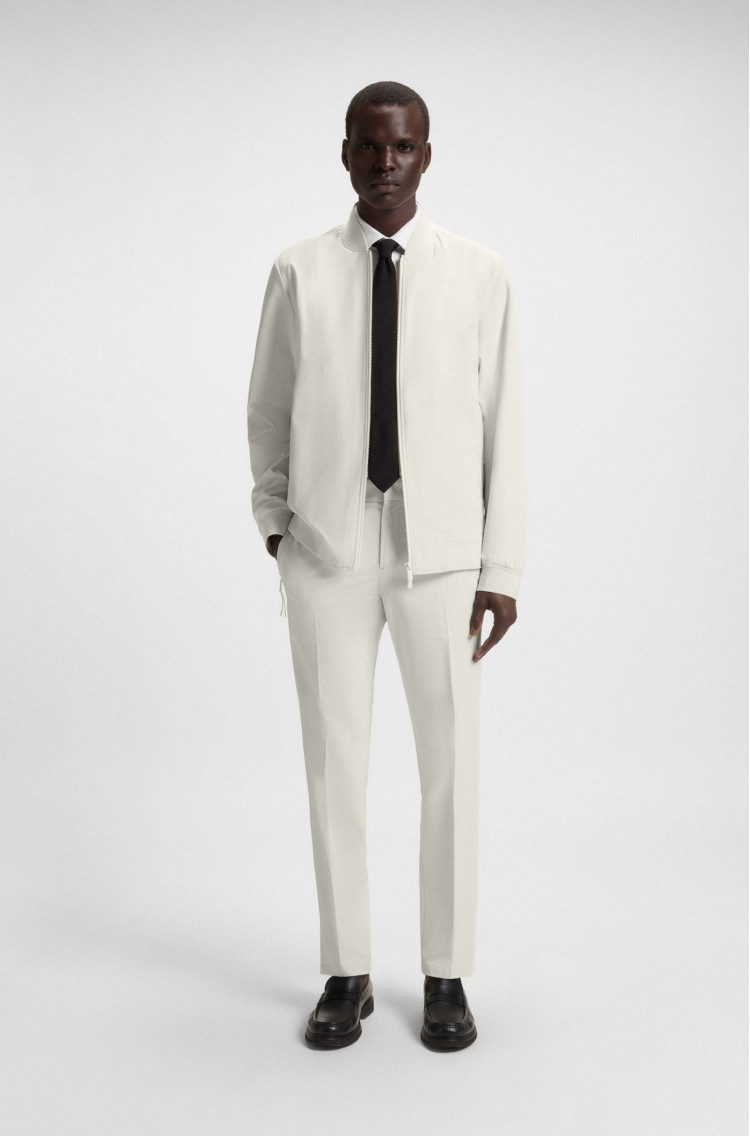 Брюки повседневные Slim Fit Средняя для мужчин (481542), цвет Молочный - №3