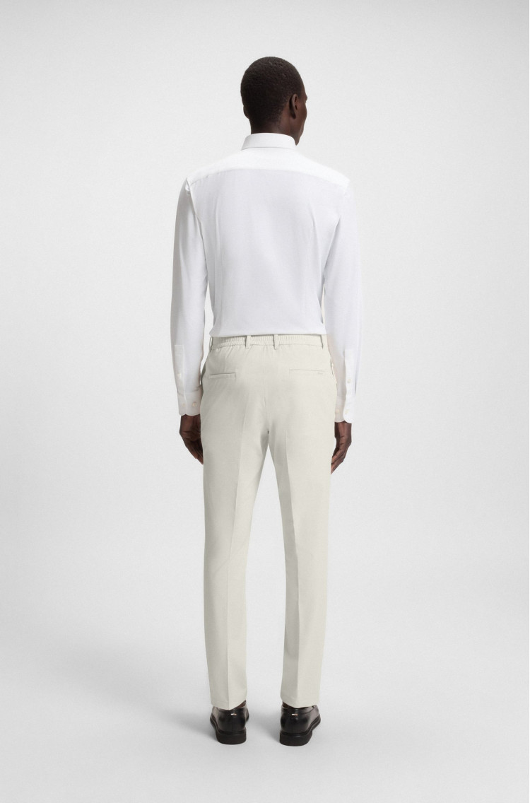 Брюки повседневные Slim Fit Средняя для мужчин (481542), цвет Молочный - №4