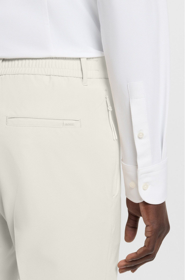 Брюки повседневные Slim Fit Средняя для мужчин (481542), цвет Молочный - №5