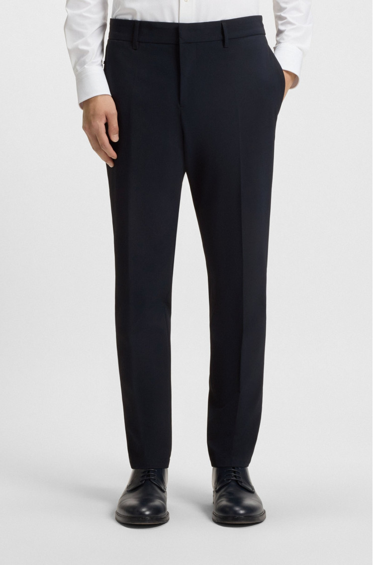 Брюки повседневные Slim Fit Средняя для мужчин (481543), цвет Синий - №2